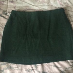 Dark green skirt for winter